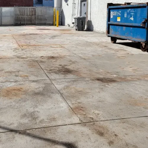 Concrete Dumpster Pad