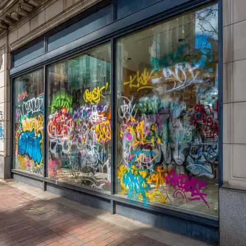 graffiti storefront